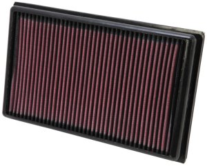 Chevrolet Impala Air Filter - K&N Engineering - High-Flow Drop-In (Oiled Cotton, Washable/Reusable) - `12-`16